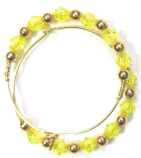NIBRAS Light Green Tyre-Cut Crystal Seed Hoop Earrings - B09JMX9LZH, 6 gm, 4cm x 4cm x 1cm